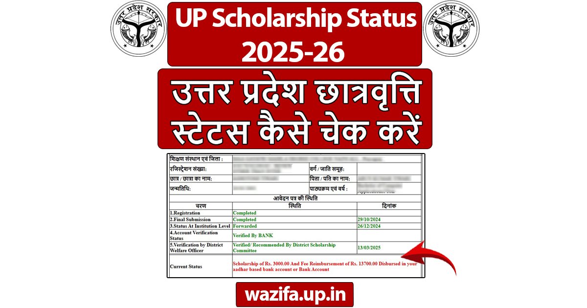 UP Scholarship Status